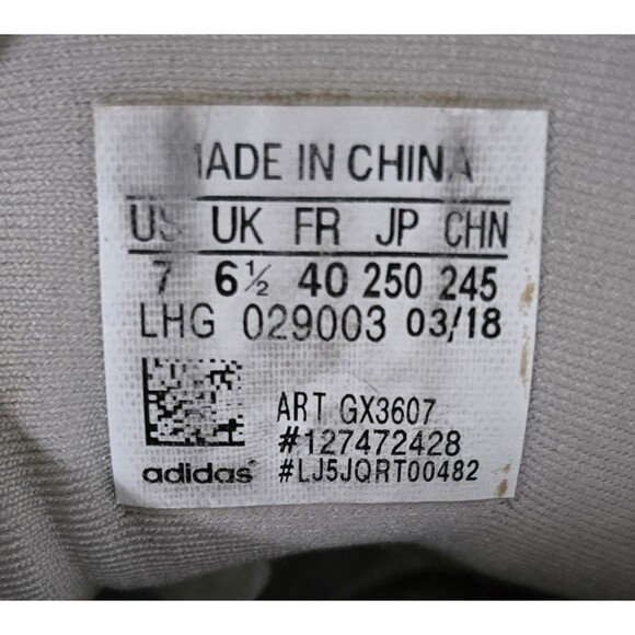 Adidas Yeezy 500 Shoes Ash Grey Mens Size 7 Womens Size 8 Sneakers GX3607 main image 7